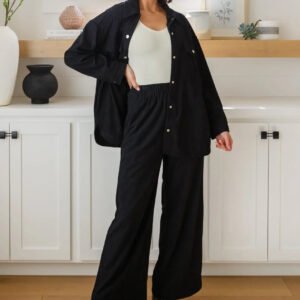 Come Rain or Shine Wide Leg Pants Ave Shops