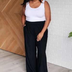 Come Rain or Shine Wide Leg Pants Ave Shops